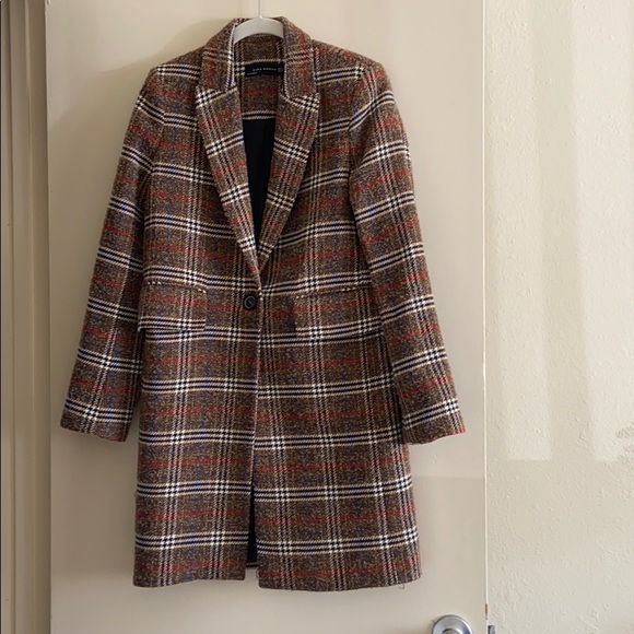 ZARA / Plaid Blazer Jacket - XS - Picture 2 of 8